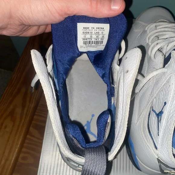“French Blue” Jordan 7 (2002 release) Size 11